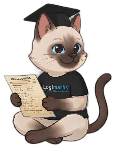 Mascotte Logimaths avec une fiche d'annales